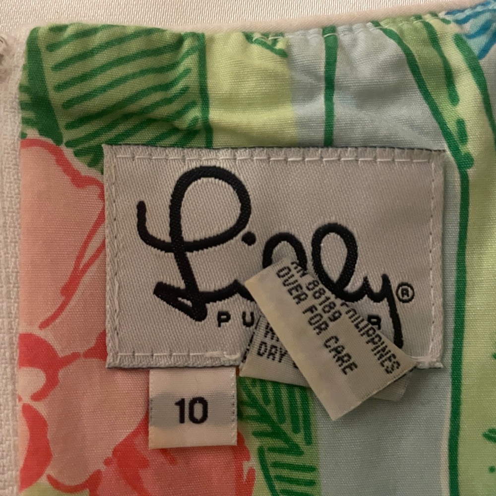 In Great Condition, Lilly Pulitzer Patchwork Shif… - image 4